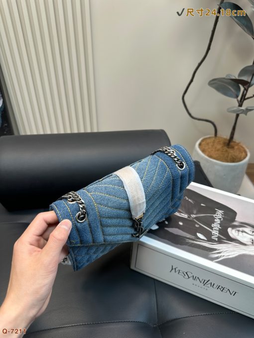 YSL denim bag - Image 6